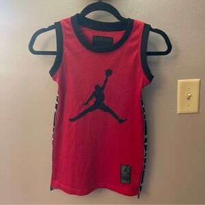 Air Jordan Red Kids mesh Tank Top jersey